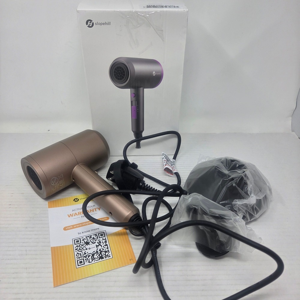 Slopehill Hair Dryer Women Rose Gold Ionic Professional Salon